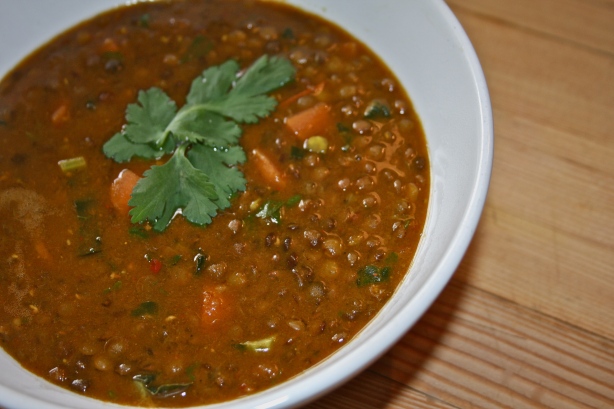 easy curry lentil soup